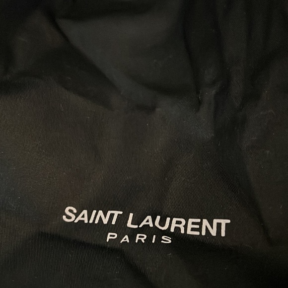 YSL black shiny leather pointy toe pump - Picture 6 of 9